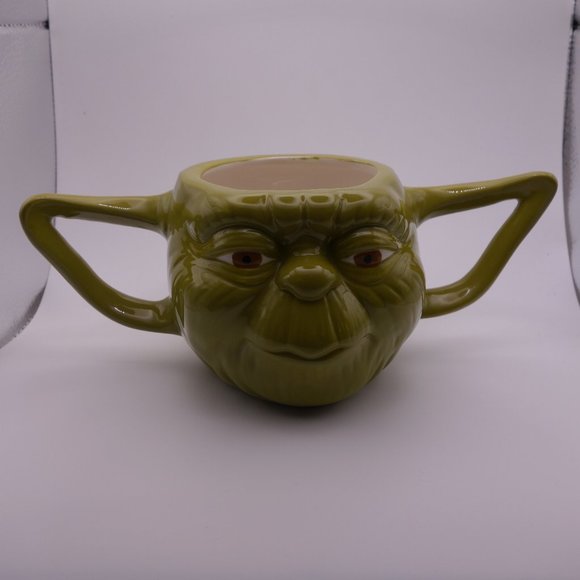 Bioword Disney Lucas Films Star Wars Yoda Sculpted Ceramic Mug 16oz New in Box - Picture 1 of 15